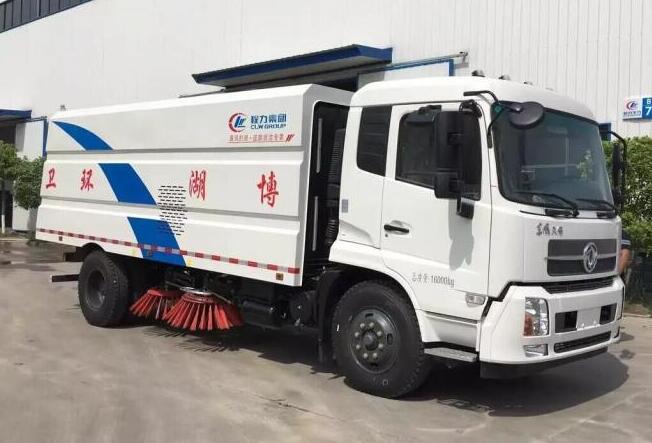 Dongfeng 	CLW5160TSLD4 12000L Road Sweeper Truck