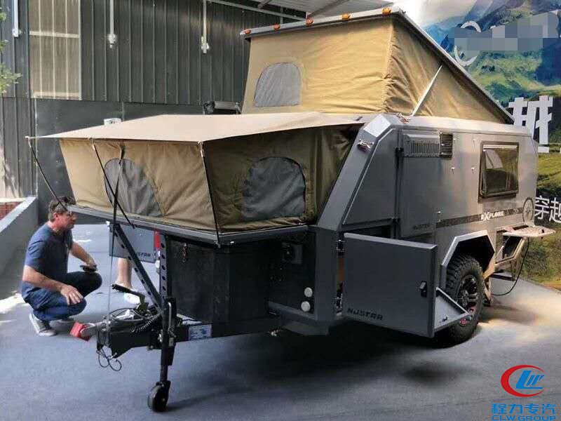 The camper trailer for off road