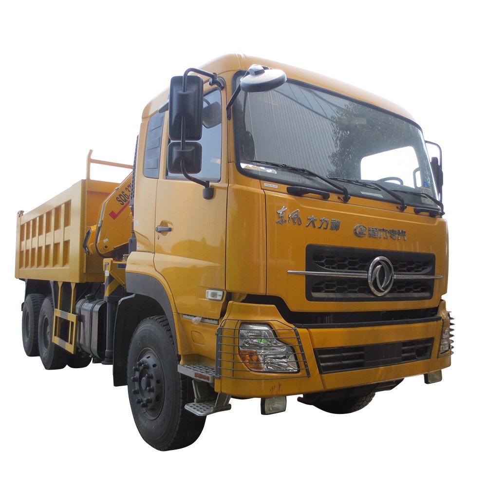 Dongfeng 30 Ton Dump Truck With Crane