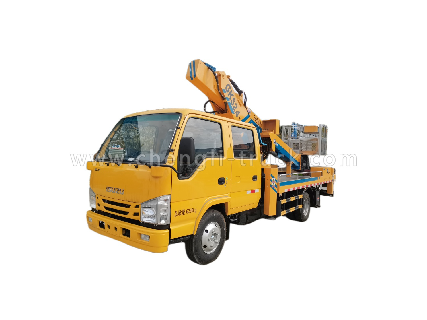 ISUZU Double Cab 24Meters Aerial Work Platform Truck