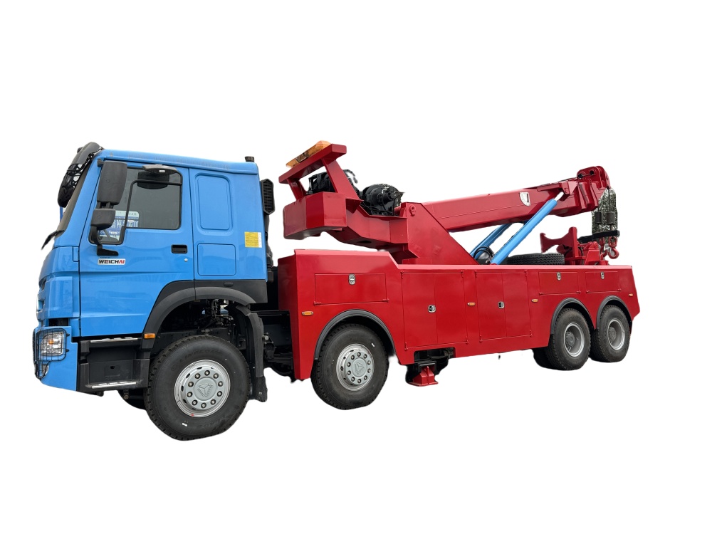 HOWO 400HP 8*4 Wrecker Truck wrecker towing truck, 12 wheeler 30 ton, 40 ton, 50 tons wrecker truck for sale