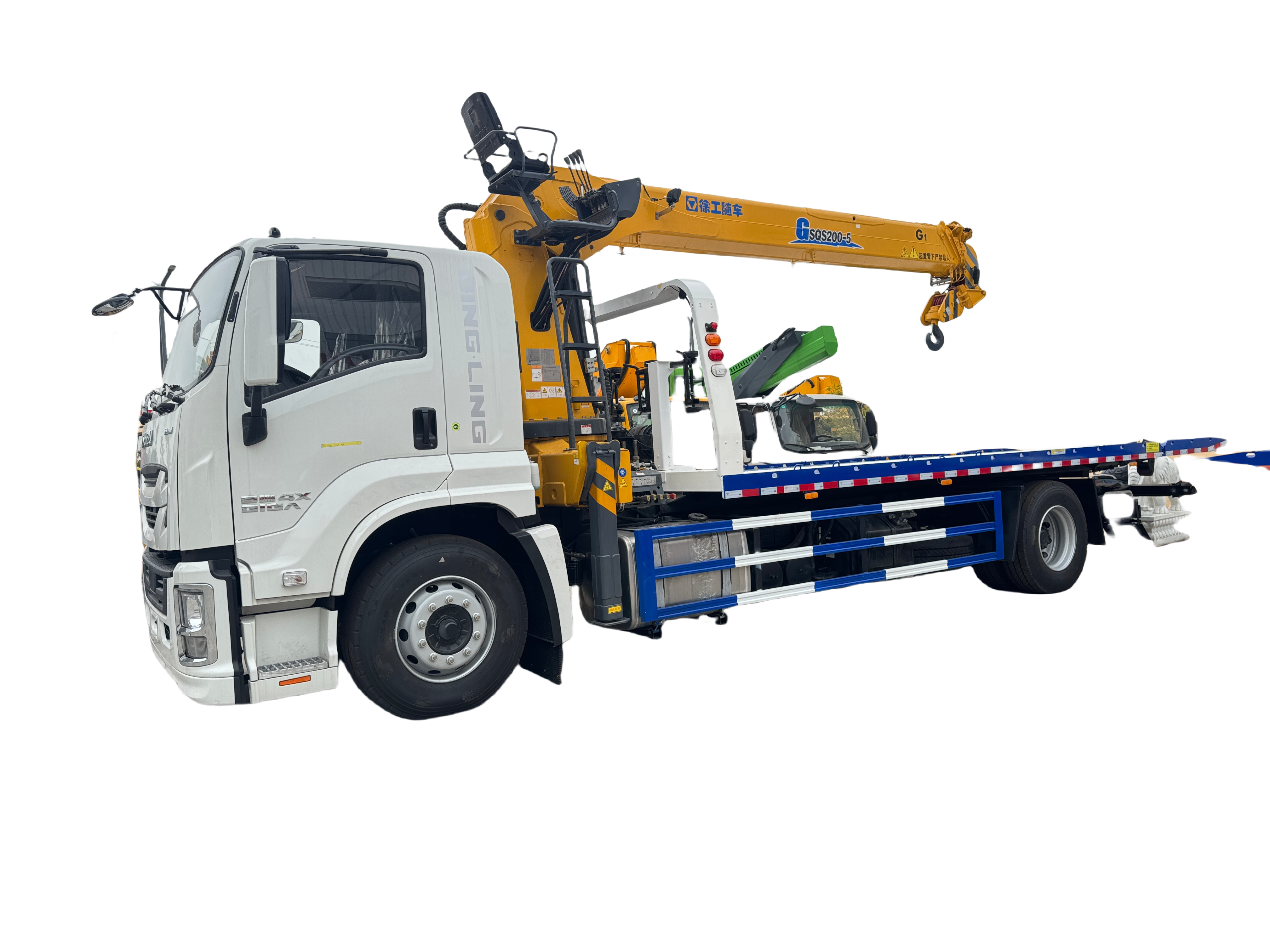 ISUZU 8-ton 5-section jib crane